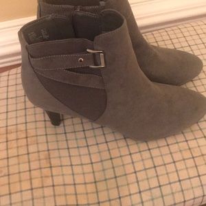 Grey booties *offers and trades welcomed*